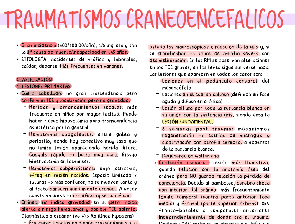 🧠 Neurocirugía — Cirugía I (4º Medicina)