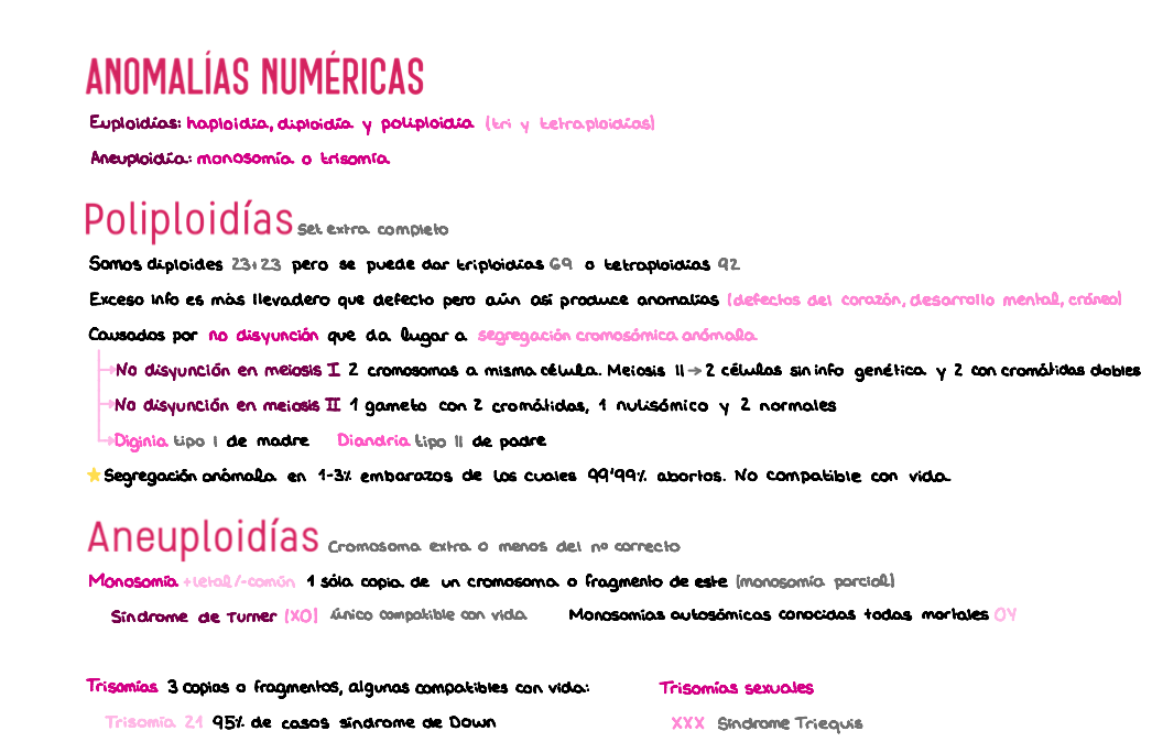 🧬 Genética y Biología del Desarrollo — (1º Medicina)
