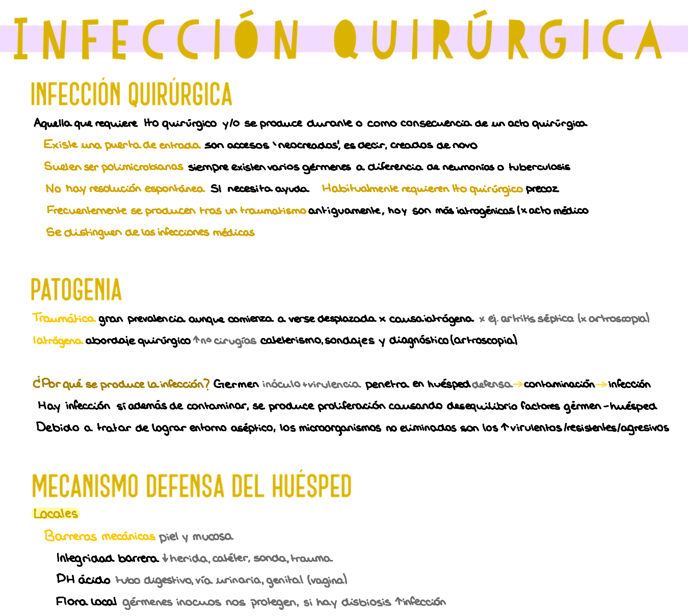 🩺 Fundamentos de Cirugía — (3º Medicina)