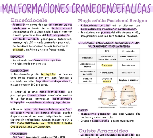 🧠 Neurocirugía — Cirugía I (4º Medicina)