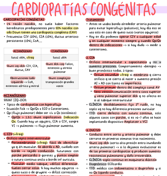 👶 Cirugía Pediátrica — Cirugía II (5º Medicina)