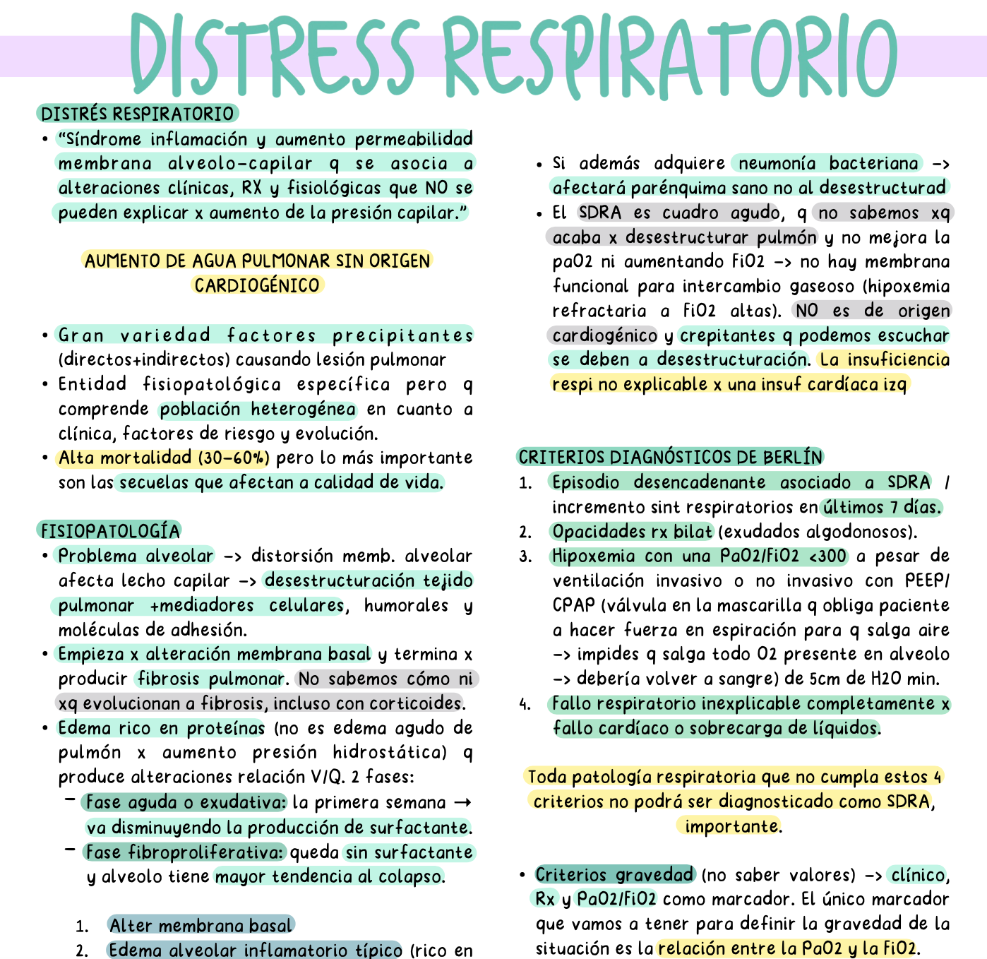 💉 Anestesia y Reanimación — Cirugía II (5º Medicina)