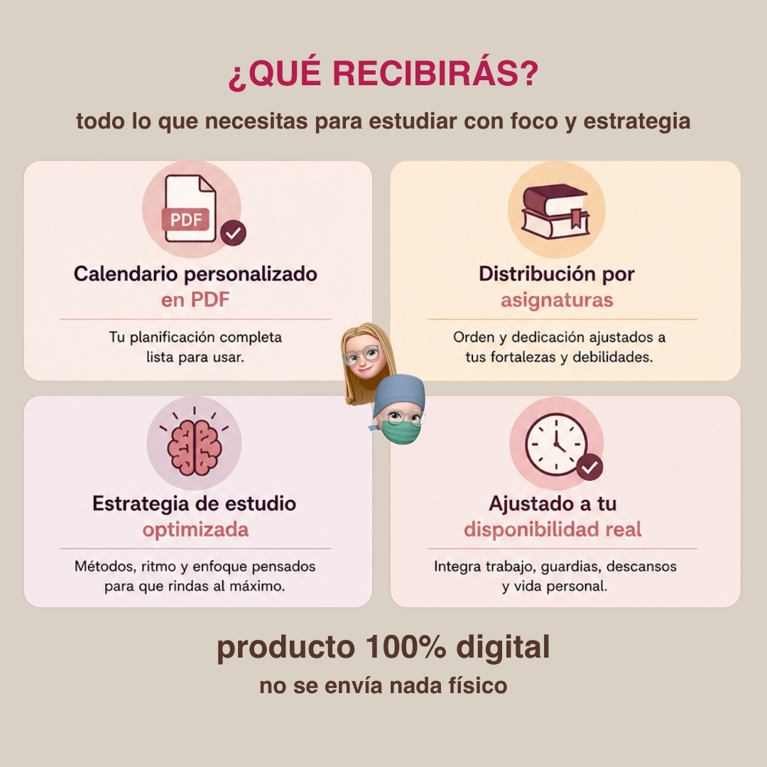 🧠 Calendario MIR personalizado | Plan de estudio adaptado a ti
