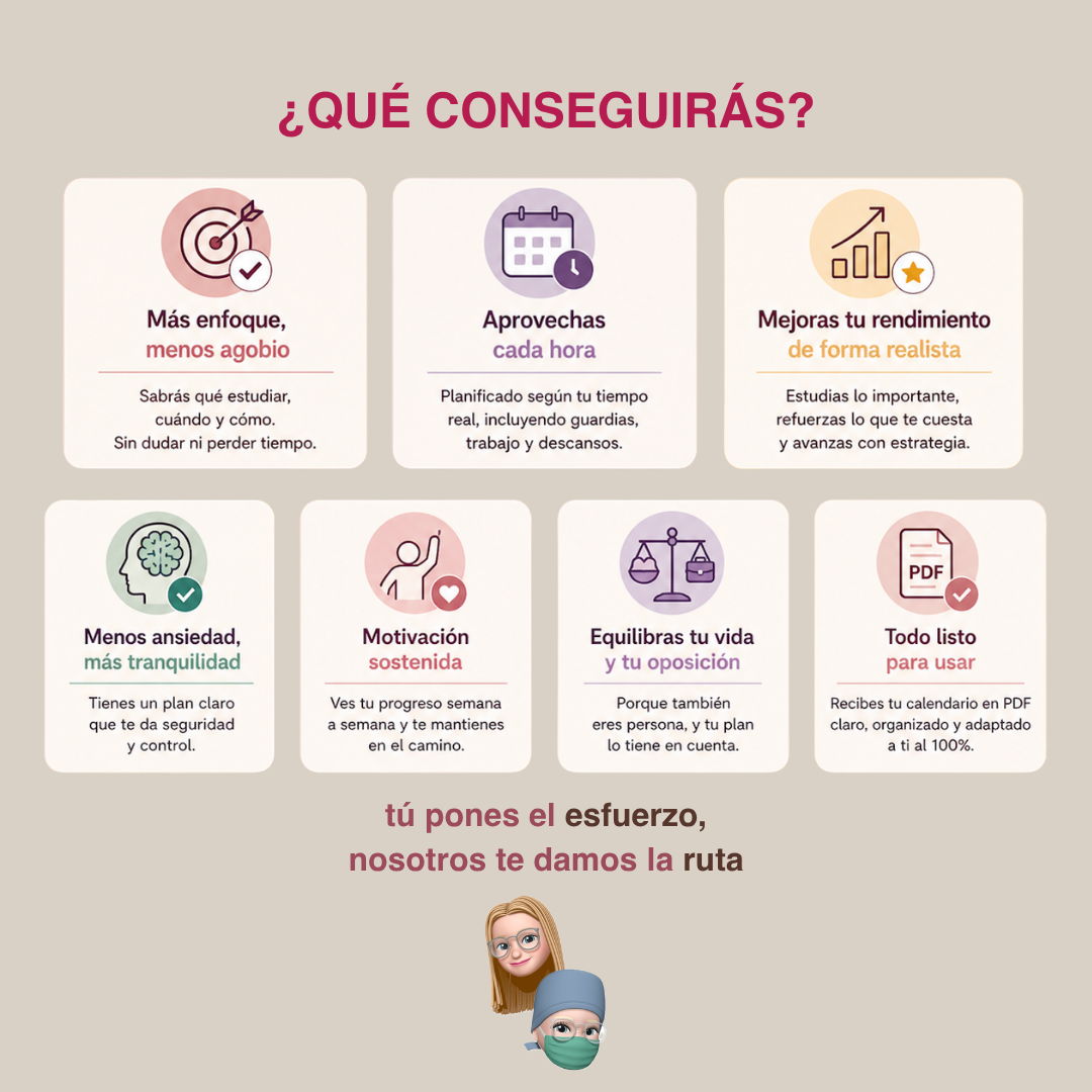 🧠 Calendario MIR personalizado | Plan de estudio adaptado a ti